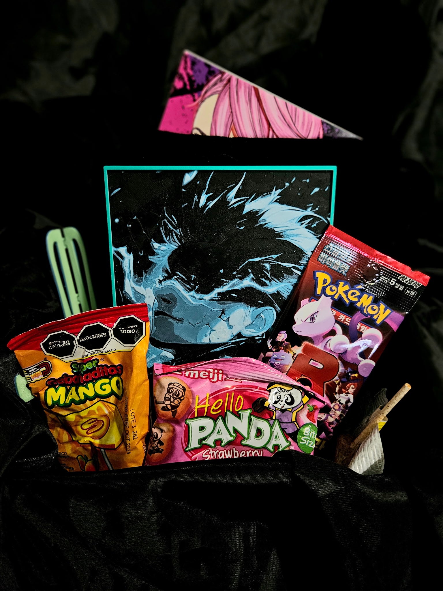 Mystery manga box with starter deck